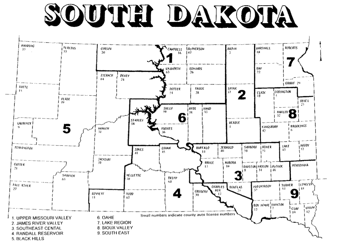 SDACO Districts - South Dakota Association of County Officials